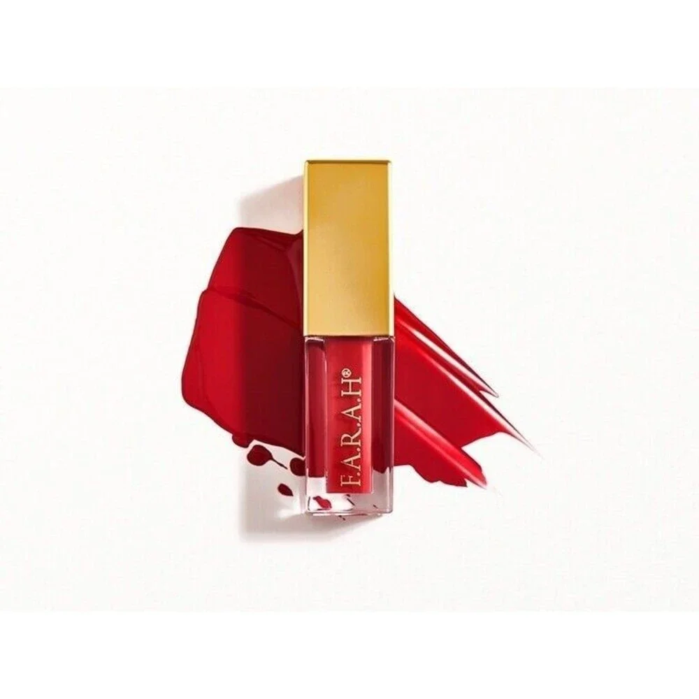 F.A.R.A.H Matte Liquid Lipstick 2.8mL Travel Size NEW Sealed Red in Farah